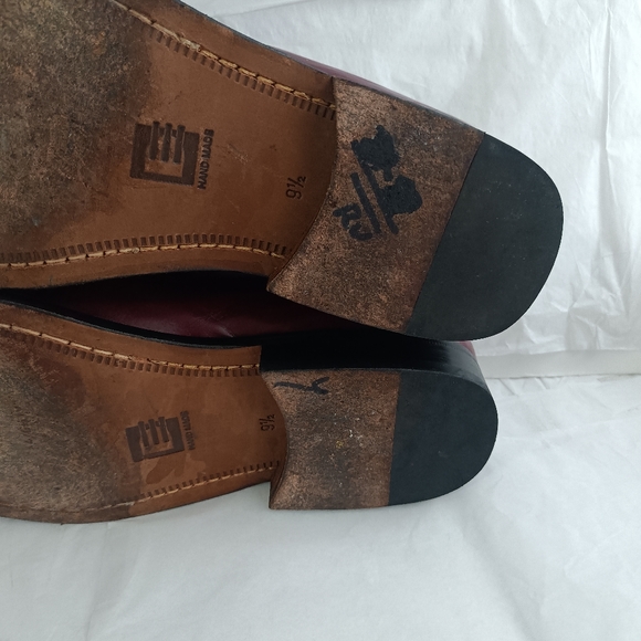 David Eden Crocodile alligator Derby Oxfords men's size 9.5M - Picture 15 of 16